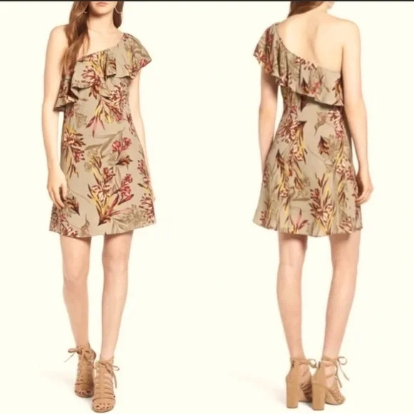 Astr The Label One-Shoulder Ruffle Dress at Nordstrom Rack - Womens Casual Dresses - Womens Dresses Astr The Label One-Shoulder Ruffle Dress at Nordstrom Rack - Womens Casual Dresses - Womens Dresses